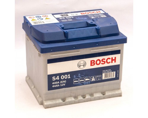 Акумулятор автомобільний 44Ah-12v Bosch S4001 (207х175х175) низький, R, EN440   0220