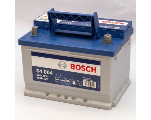 Акумулятор автомобільний 60Ah-12v Bosch S4004 (242х175х175) низький, R, EN540