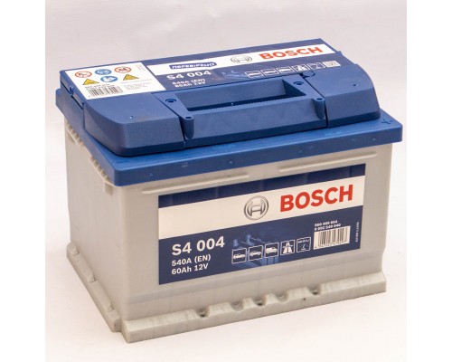 Акумулятор автомобільний 60Ah-12v Bosch S4004 (242х175х175) низький, R, EN540