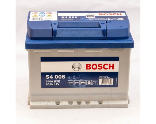 Акумулятор автомобільний 60Ah-12v Bosch S4006 (242х175х190), L, EN540