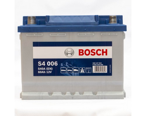 Акумулятор автомобільний 60Ah-12v Bosch S4006 (242х175х190), L, EN540