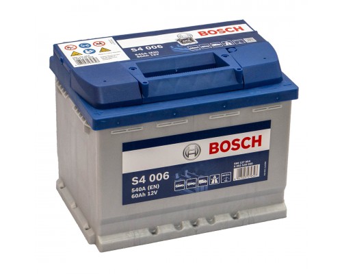 Акумулятор автомобільний 60Ah-12v Bosch S4006 (242х175х190), L, EN540