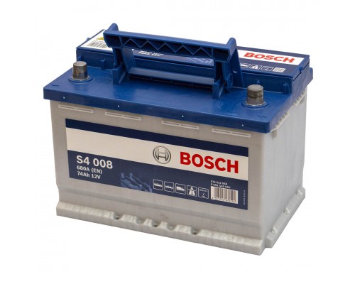 Акумулятор автомобільний 74Ah-12v Bosch S4008 (278х175х190), R, EN680