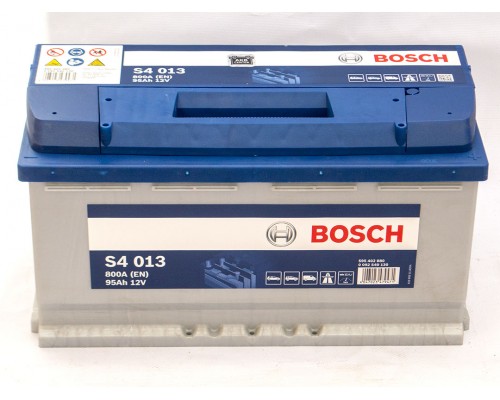 Акумулятор автомобільний 95Ah-12v Bosch S4013 (353х175х190), R, EN800