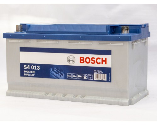 Акумулятор автомобільний 95Ah-12v Bosch S4013 (353х175х190), R, EN800