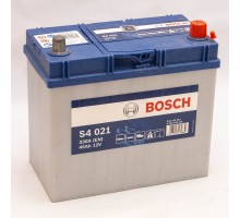 Аккумулятор автомобильный 45Ah-12v Bosch S4021 Asia (238х129х227), R, EN330