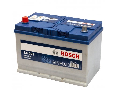 Акумулятор автомобільний 95Ah-12v Bosch S4029 Asia (306х173х225), L, EN830
