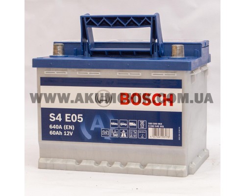 Акумулятор автомобільний 60Ah-12v Bosch S4005 (242х175х190), R, EN540