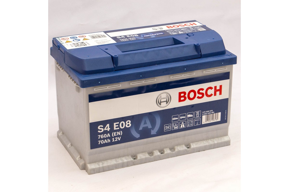 Starterbatterie Bosch S4 EFB 70Ah 760A 0092S4E081 
