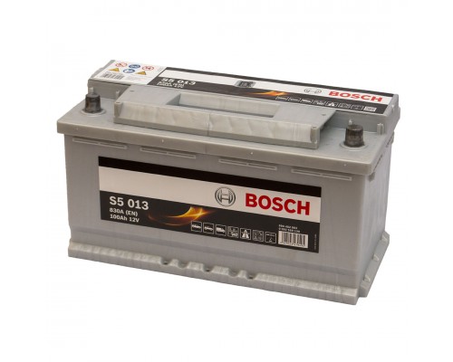Акумулятор автомобільний 100Ah-12v Bosch S5013 (353х175х190), R, EN830