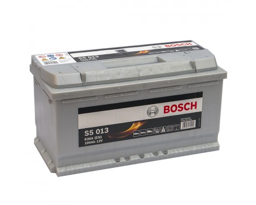Акумулятор автомобільний 100Ah-12v Bosch S5013 (353х175х190), R, EN830