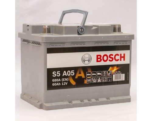 Акумулятор автомобільний 60Ah-12v Bosch AGM S5A05 (242х175х190) Start Stop, R, EN680