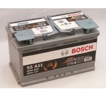 Акумулятор автомобільний 80Ah-12v Bosch AGM S5A11 (315х175х190) Start Stop, R, EN800