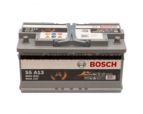 Акумулятор автомобільний 95Ah-12v Bosch AGM S5A13 (353х175х190) Start Stop, R, EN850