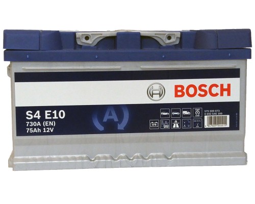 Акумулятор автомобільний 75Ah-12v Bosch EFB S4E10 (315х175х175) Start Stop, R, EN730