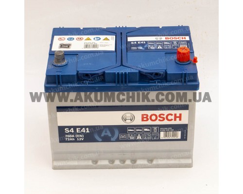 Акумулятор автомобільний 72Ah-12v Bosch EFB S4E41 (260х175х225) Asia Start Stop, R, EN760