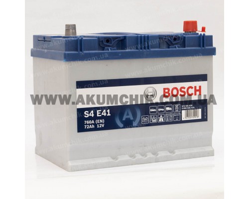 Акумулятор автомобільний 72Ah-12v Bosch EFB S4E41 (260х175х225) Asia Start Stop, R, EN760