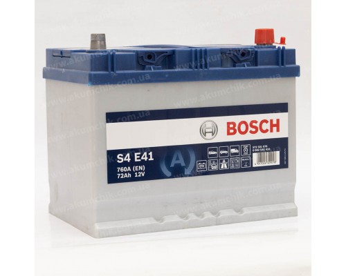 Акумулятор автомобільний 72Ah-12v Bosch EFB S4E41 (260х175х225) Asia Start Stop, R, EN760