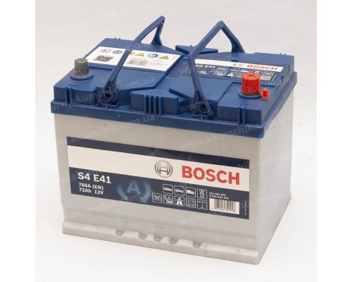 Акумулятор автомобільний 72Ah-12v Bosch EFB S4E41 (260х175х225) Asia Start Stop, R, EN760
