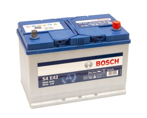 Акумулятор автомобільний 85Ah-12v Bosch EFB S4E42 (306х173х225) Asia Start Stop, R, EN800