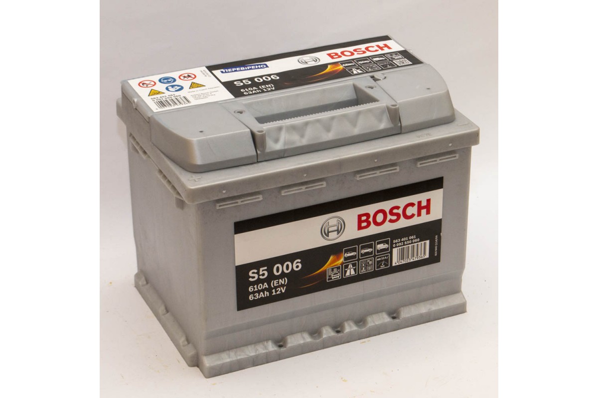 Bosch S5006 12V 63Ah 610A/EN