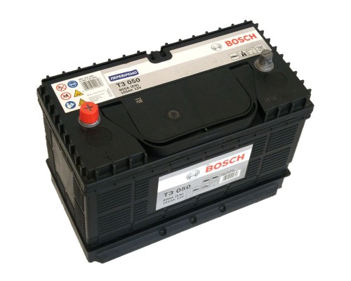 Акумулятор автомобільний 105Ah-12v Bosch T3050 (330x172x240), Center, EN800