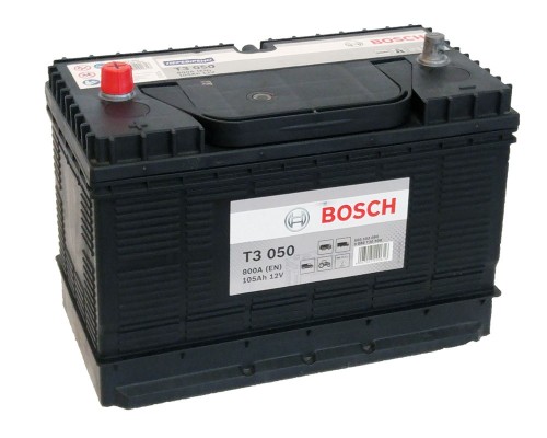 Акумулятор автомобільний 105Ah-12v Bosch T3050 (330x172x240), Center, EN800
