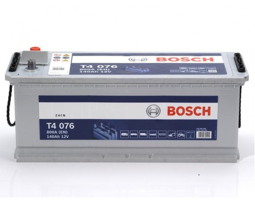 Акумулятор автомобільний 140Ah-12v BOSCH (T4076) (513x189x223),L,EN800