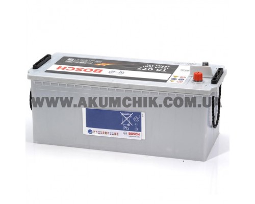 Акумулятор автомобільний 180Ah-12v BOSCH (T5077) (513x223x223),L, EN1100