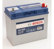 Акумулятор автомобільний 45Ah-12v Bosch S4020 Asia (238х129х227) тонкі клеми, R, EN330