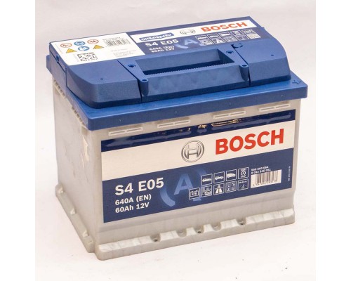 Акумулятор автомобільний 60Ah-12v Bosch EFB S4E05 (242х175х190) Start Stop, R, EN640