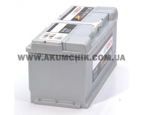 Акумулятор автомобільний 110Ah-12v Bosch S5015 (393х175х190), R, EN920