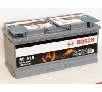 Акумулятор автомобільний 105Ah-12v Bosch AGM S5A15 (393х175х190) Start Stop, R, EN950