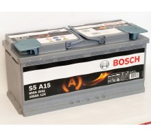 Акумулятор автомобільний 105Ah-12v Bosch AGM S5A15 (393х175х190) Start Stop, R, EN950