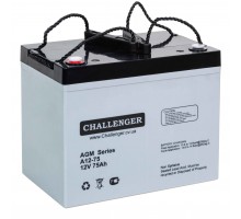 Акумуляторна батарея Challenger A12-75, 12В, 75Ач, AGM