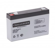Акумуляторна батарея Challenger A6HR-36W, 6В, 9Ач, AGM