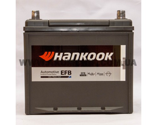 Акумулятор автомобільний 65Ah-12v Hankook EFB Asia Q85(90D23L) (232х175х225) Start Stop, R, SAE670 0510