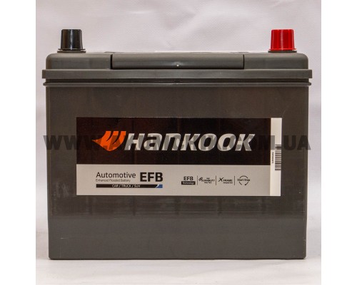 Акумулятор автомобільний 68Ah-12v Hankook EFB Asia S95(100D26L) (261х175х220) Start Stop, R, SAE730 3451