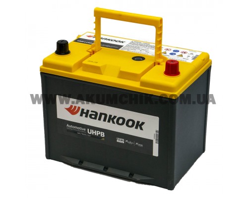 Акумулятор автомобільний 85Ah-12v Hankook UHPB Asia UMF115D26L (261х175х220), R, EN680 1908