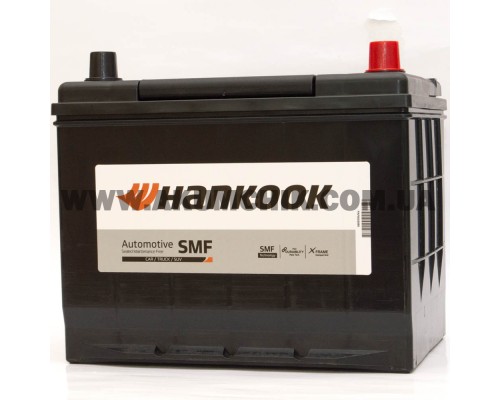 Акумулятор автомобільний 72Ah-12v Hankook Asia MF90D26FL (261х175х220), R, CCA650