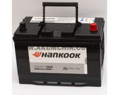 Акумулятор автомобільний 100Ah-12v Hankook MF120D31FL (303х175х220) SMF Asia, R, CCA850 2952
