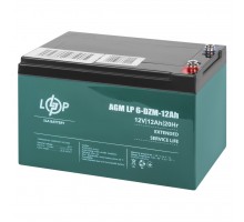 Тяговий свинцево-кислотний акумулятор LP 6-DZM-12 Ah - під Болт М5