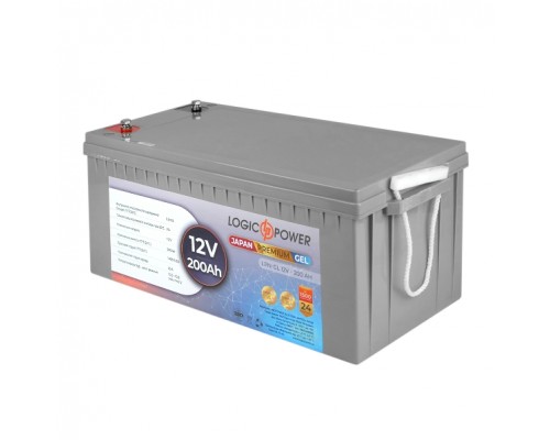 Акумулятор гелевий LogicPower LPN-GL12-200 AH, 12В, 200Аг