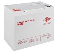 Аккумулятор гелевый LogicPower LPM-GL12-55 AH, 12В, 55Ач