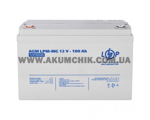 Акумулятор мультигелевий LogicPower LPM-MG 12V - 100 Ah