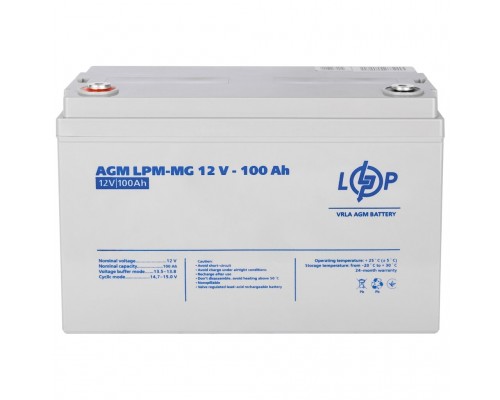 Акумулятор мультигелевий LogicPower LPM-MG 12V - 100 Ah