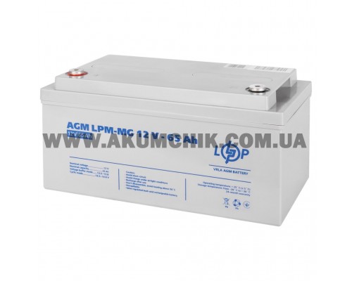Акумулятор мультигелевий LogicPower LPM-MG 12V - 165 Ah