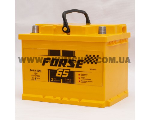 Акумулятор автомобільний 65Ah-12V Forse (242х175х190), R, EN640 3122