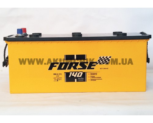 Акумулятор автомобільний 140Ah-12V Forse (513х189х223), L, EN950 3138