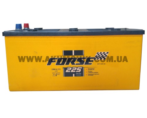 Акумулятор автомобільний 225Ah-12V Forse (518х276х240), L, EN1500